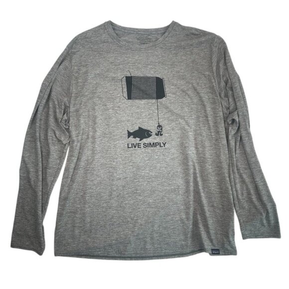 Patagonia Men’s Capilene Cool Daily Stretch Long Sleeve Shirt – Size XL 50+ UPF - Picture 9 of 9